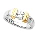 Certified Round Diamond Engagement Solitaire Ring ( 1.01 Ct F-SI2) 14k White Gold Channel Set Bezel