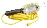 360deg. Incandescent Work Light with Outlet and Circuit Breaker, 25' Cord, by Alert - Alert - HTL25MCB