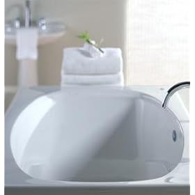 Jacuzzi T715959 Amiga Bath with Integral Skirt, White