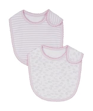 Girl s layette bibs - 2pk
