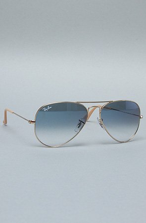 Ray Ban The Aviator Large Metal in Gradient Light Blue,Sunglasses for Unisex