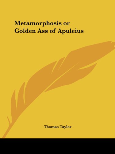 metamorphosis or golden ass of apuleius