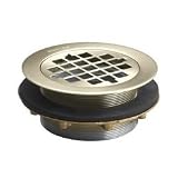 KOHLER K-9132-BN Shower Drain, Vibrant Brushed Nickel