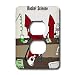 Londons Times Funny Science Cartoons - Rocket Science - Light Switch Covers - 2 plug outlet cover