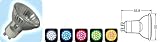 12 x LED GU10 lamp, 230Vac - White