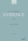 Cover for 'Cross & Tapper on Evidence'