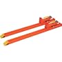 Paynes Forks Light-Duty Forks - 1200-Lb. Capacity, Kubota Orange, Model# PFO1200