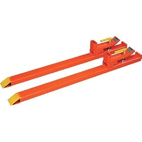 Paynes Forks Light-Duty Forks - 1200-Lb. Capacity, Kubota Orange, Model# PFO1200