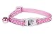 Savvy Tabby Winter Collar Pink Snow