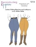 1910s-1940s Ladies' Riding Breeches or Jodhpurs Pattern