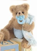 Binky Bearington Baby Boy Dressed Teddy Plush by Bearington Collection