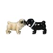 93444 Westland Giftware Mwah Magnetic Pugs Salt and Pepper Shaker Set, 2-1/2-Inch