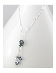 Tahiti (Dyed) Necklace In 92.5 Sterling Silver