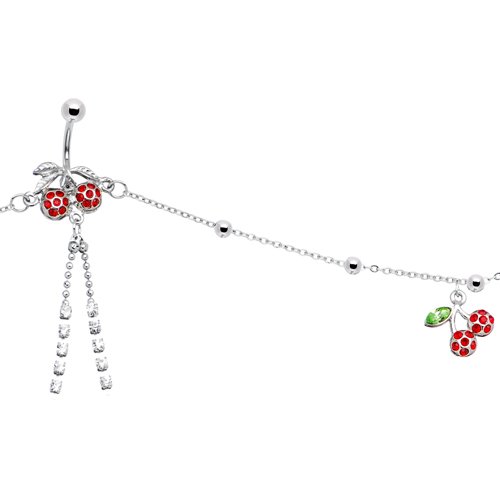 Jeweled Sweet Cherry Belly Chain
