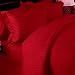 MARRIKAS 300TC Egyptian Cotton KING RED STRIPED Duvet Cover Set