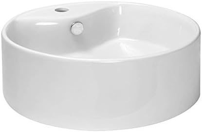 Designer Bathroom Round Sanitary Ceramics Countertop Washbasin Sink Kerra KR 138