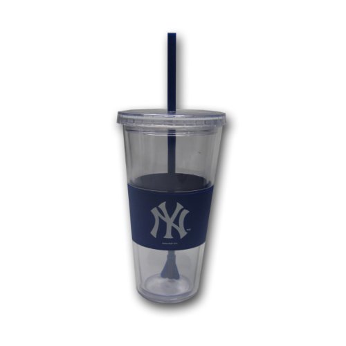 MLB New York Yankees Boelter Lidded Cold Cup with Straw