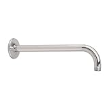 American Standard 1660.194.295 12-Inch Wall Mount Right Angle Shower Arm with 1/2-Inch NPT Thread, Satin Nickel