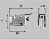 LIXIL部品 窓・サッシ用部品 戸車 出窓：戸車(出窓:正面部)[FNMS003] シルバー[FNMS003]