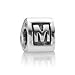 Pandora Damen-Bead  Sterling-Silber 925 Buchstabenelement "M" KASI 79323-M