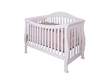 AFG Baby Furniture 4588AW The Allie 4-in-1 Crib - White