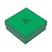 Wheaton W651600 Green Chipboard CryoFile Storage Box, 130mm Length x 130mm Width x 52mm Height, For 2mL Cryogenic Vials (Case of 15)