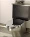 Neo-Metro Cerine Stainless Steel Toilet with Genuine Leather Accents - 8995-LTHR
