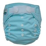 Tiny Tush Elite One-Size Cloth Diaper Aplix (Velcro-type) SEASPRAY AQUA