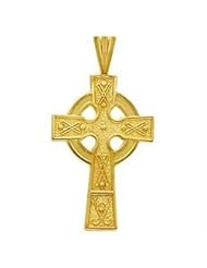 14k Celtic Cross