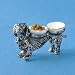 Dollhouse Miniature Hot Dog Buffet a Dogfood Bowl Holder Dollhouse Miniature Hot Dog Buffet a Dogfood Bowl Holder