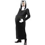 Pregnant Nun Funny Adult Costume