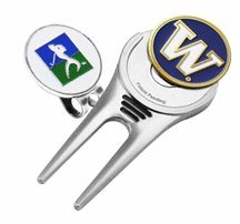 Washington Huskies Divot Tool Hat Clip With Golf Ball Marker Of 2)