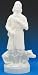 24 inch Saint Isidore - Outdoor Vinyl Statue, White Finish