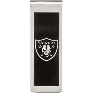 Stainless Steel 57.50MM X 19.75MM Oakland Raiders Team Name & Logo Money Clip