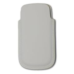 Original Handycop� Edel Etui W3 Wei� - ECHTLEDER Tasche aus echtem Leder - handvern�ht - passend f�r Nokia C3 C6
