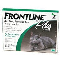 Frontline Plus for Cats and Kittens 8 Weeks or Older (3 Applications)