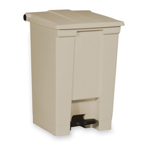 Rubbermaid Commercial Prod. 614400BG Step On Container,12 Gallon,16-1/4 in.x15-3/4 in.x17-1/8 in.,Beige Rubbermaid Commercial Prod. 614400BG Step On Container,12 Gallon,16-1/4 in.x15-3/4 in.x17-1/8 in.,Beige