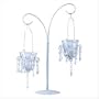 20 WEDDING MINI CHANDELIER CENTERPIECES FAVORS 17" TALL