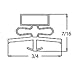 True Door Gasket For TSU / TUC / TWT-60