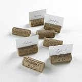 Wine Cork Place Card Holders (Set of 8