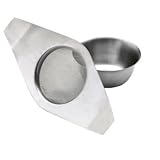 Kitchen Craft Stainless Steel Double Handled Tea Strainer- boxed