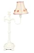 Glenna Jean Lamp - Eggshell Filigree Base with Ribbon Shade