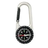 Rothco Carabiner Zinc Compass