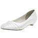Touch Ups Women's Shirley Flat,White,7.5 M