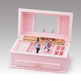 Animated Scene With Ballet Dancers Jewelry Box