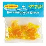Gourmet Food : Sathers Sugar Free Hard Butterscotch Discs Candy - 1.25 Oz Bag, 12 Ea