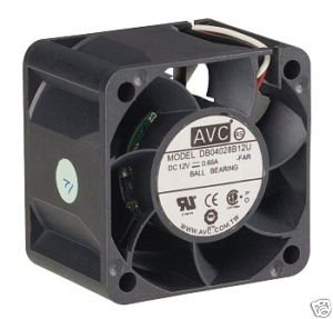 New AVC 40mm x 28mm 1U Axial Fan