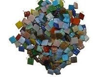 1000 Tiny Mosaic Glass Tiles - Assorted Colors