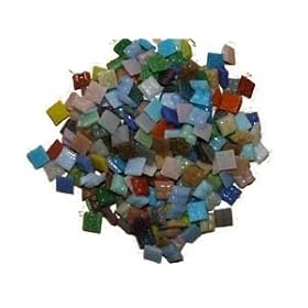 Glass Tile 1000 Tiny Mosaic Glass Tiles - Assorted Colors