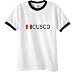 Cusco, Peru Flag Ringer T-Shirt